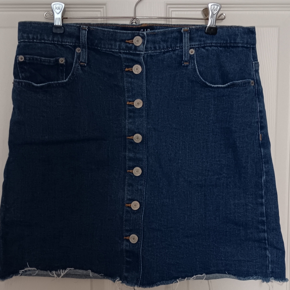GAP Dark Blue Denim Mini Skirt